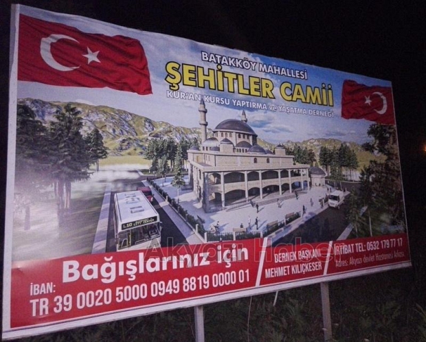 Batakköy Şehitler Camii inşaatı yardım bekliyor