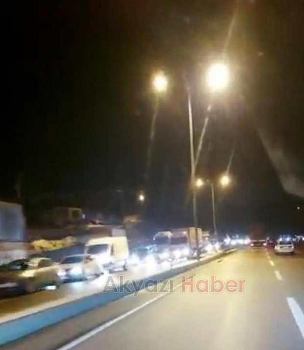 İzmit yolu kapandı
