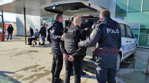 Katil zanlısı çelik yelekle adliyeye sevk edildi