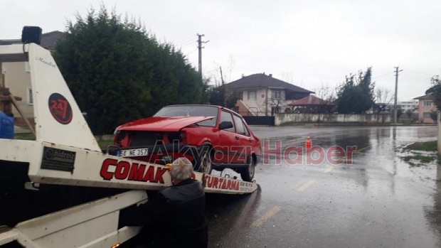 Akyazı'da kaza: 1 yaralı