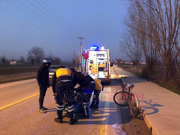 Yardımına kurye koştu, ambulansla hastaneye kaldırıldı