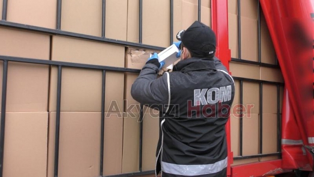 14 milyon 510 bin adet makaron ele geçirildi