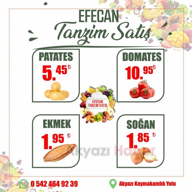 Efecan Tanzim Satış'tan Uygun Fiyatlı Ekmek Hamlesi