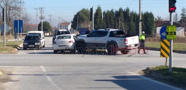 Işık var yine kaza oluyor