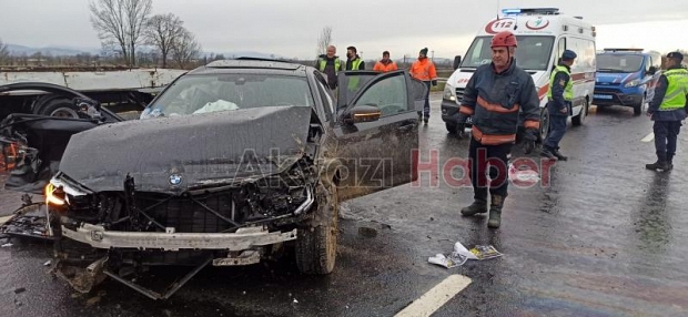 Kuzey Marmara Otoyolu'nda kaza 5 yaralı