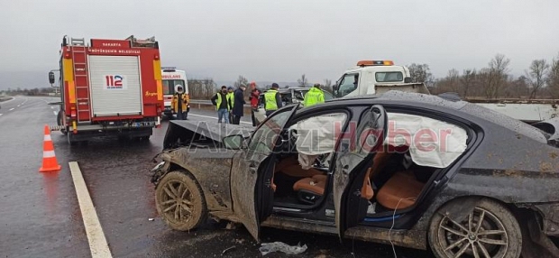 Kuzey Marmara Otoyolu'nda kaza 5 yaralı