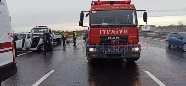 Kuzey Marmara Otoyolu'nda kaza 5 yaralı