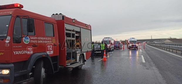 Kuzey Marmara Otoyolu'nda kaza 5 yaralı