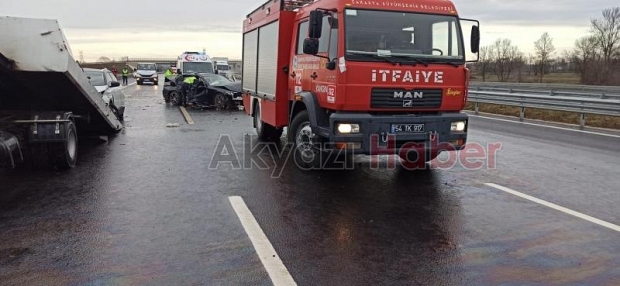 Kuzey Marmara Otoyolu'nda kaza 5 yaralı