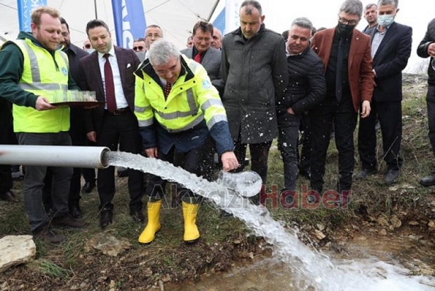  13 mahalleye kesintisiz içmesuyu sağlayacak