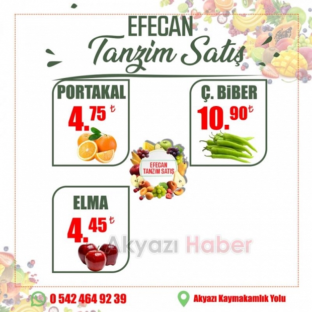Efecan Tanzim Satış'tan Uygun Fiyatlı ürünler