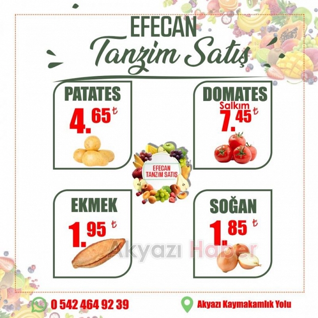 Efecan Tanzim Satış'tan Uygun Fiyatlı ürünler