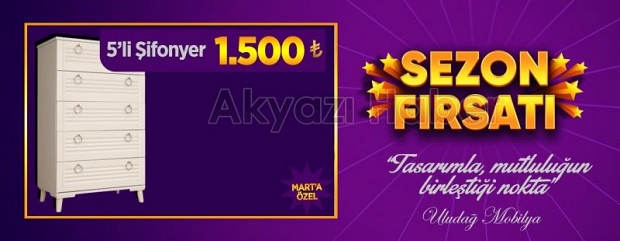 Uludağ Mobilya ile evinizi taçlandırın