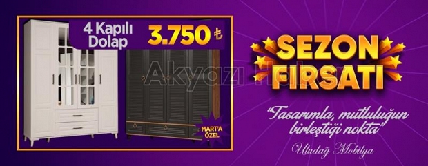 Uludağ Mobilya ile evinizi taçlandırın