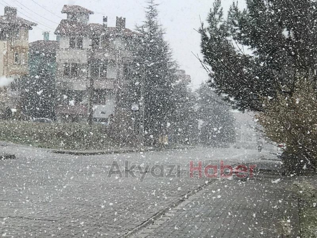 Sakarya'da kar yağışı başladı