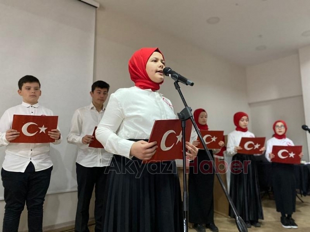 Akyazı'da İstiklal Marşı'nın Kabulü Programı