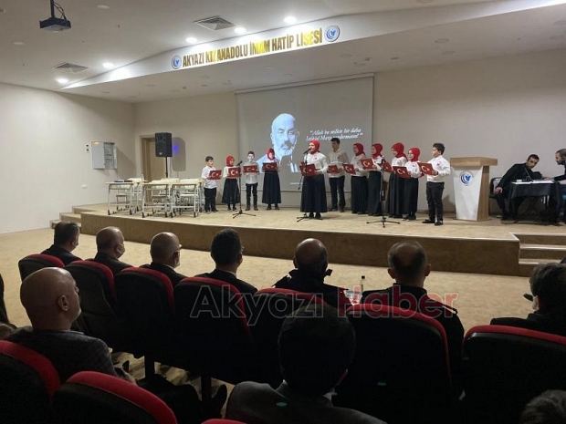Akyazı'da İstiklal Marşı'nın Kabulü Programı