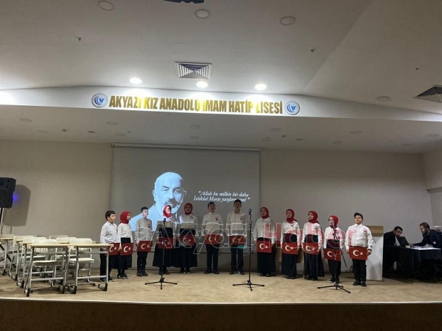 Akyazı'da İstiklal Marşı'nın Kabulü Programı