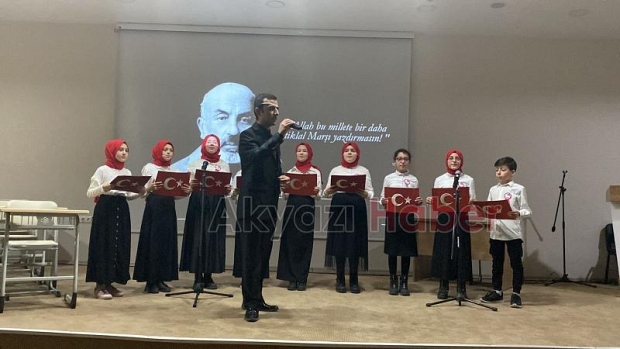 Akyazı'da İstiklal Marşı'nın Kabulü Programı