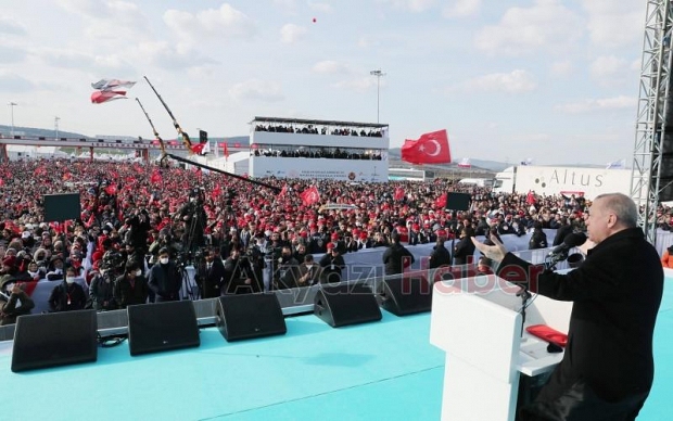 Akyazılı başkanlar 1915 Çanakkale Köprüsü'nün açılışında