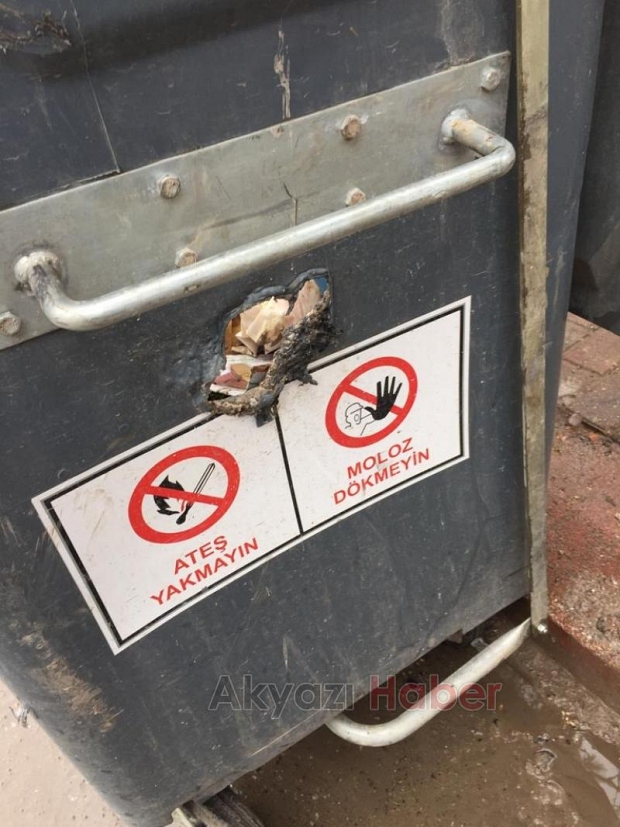  Yanıcı maddeler tehlikeye yol açıyor!