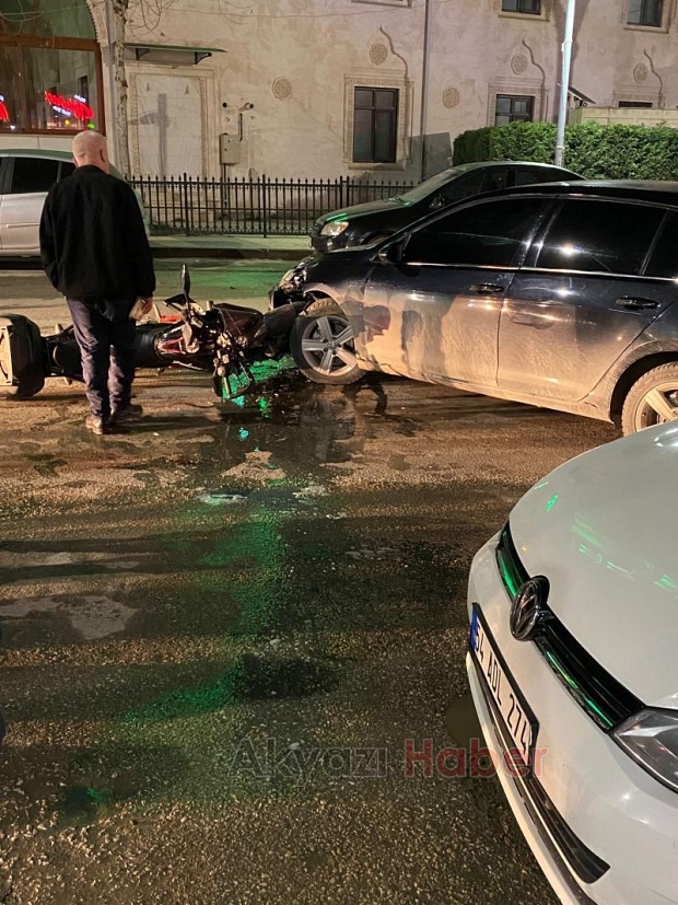 Akyazı'da kaza: 1 yaralı