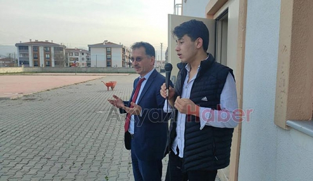 Gazi Süleyman Paşa Kur'an Kursu'nda öğrenciler fidan dikti