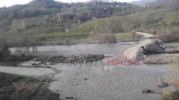 Beldibi'ndeki geçici köprü kapatıldı