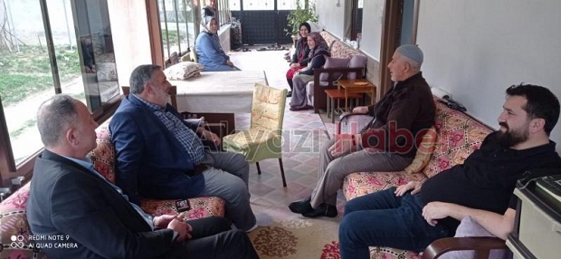 Ballıkaya'da yaşlıları ziyaret ettiler