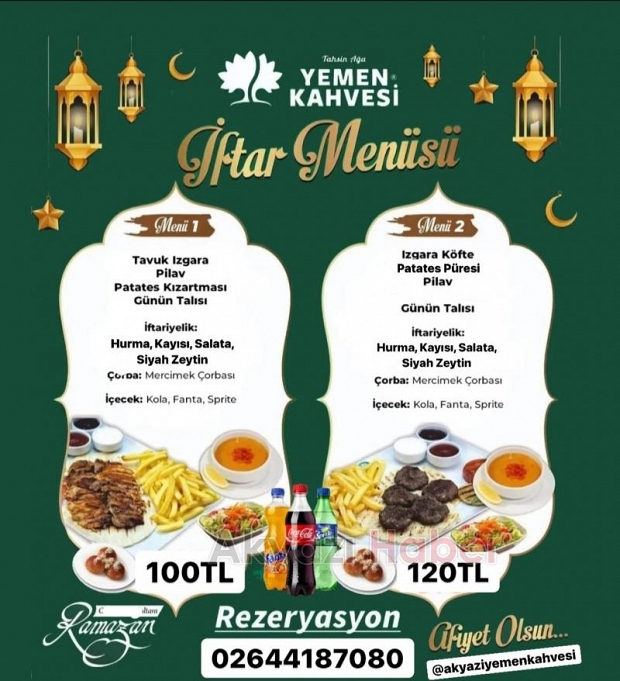  Menüler Hazırlansın İftar Heyecanı Yaşansın