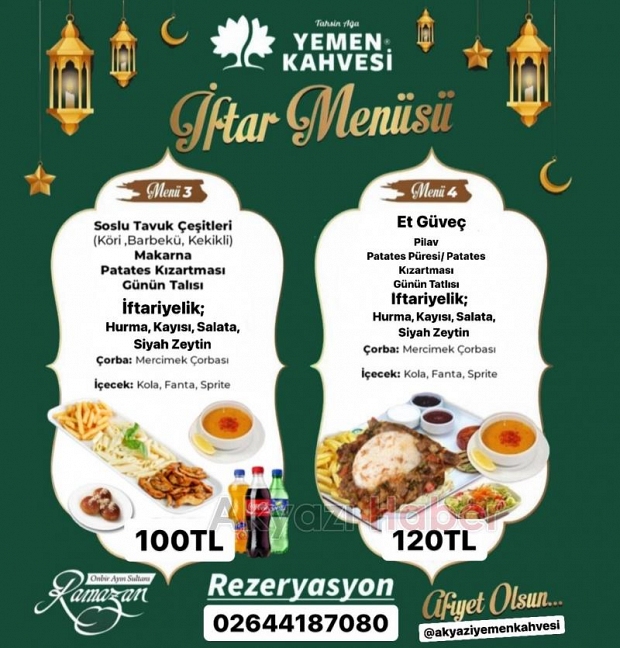  Menüler Hazırlansın İftar Heyecanı Yaşansın