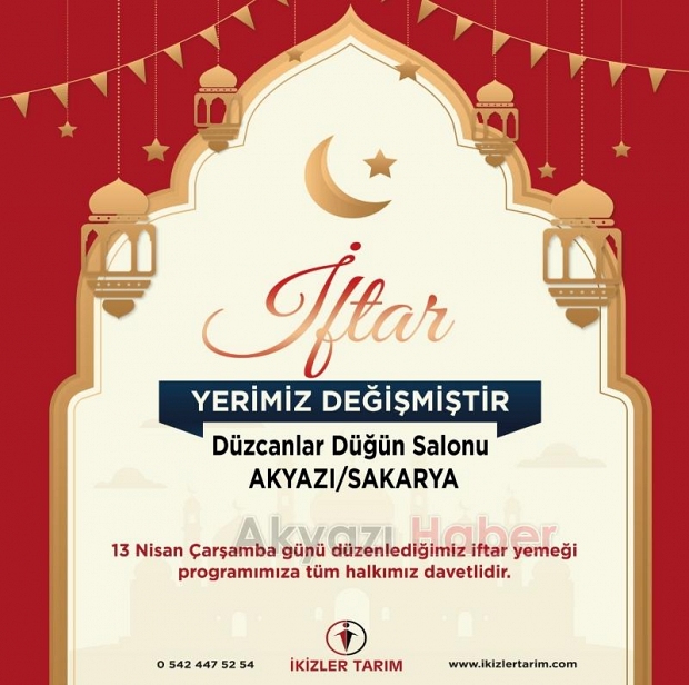  İftar'a Davet