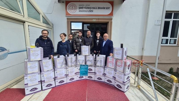 Şehit Yüzbaşı Halil İbrahim Sert Anadolu Lisesi'nden Ramazan yardımı