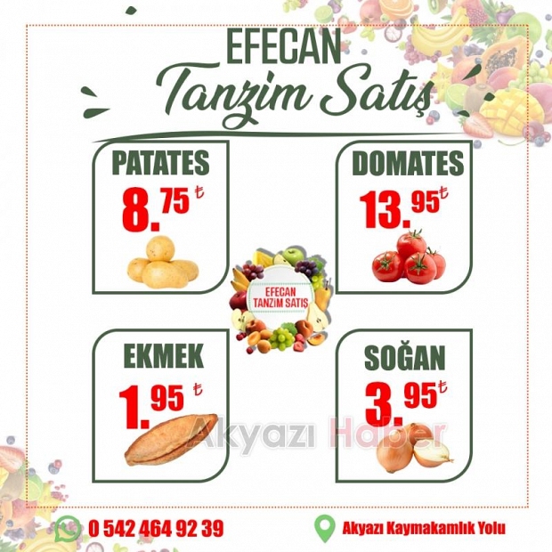 Efecan'da Ramazan Fırsatları Devam Ediyor