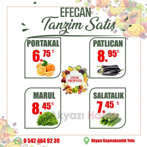 Efecan Tanzim İle Her Mevsim, Tazeliği Keşfedin