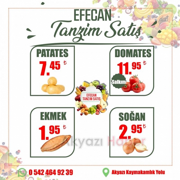 Efecan Tanzim İle Her Mevsim, Tazeliği Keşfedin