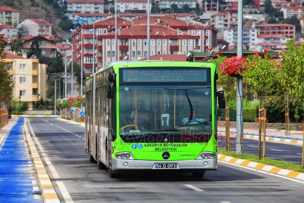 Sakarya'da bayramın ilk günü otobüsler ücretsiz