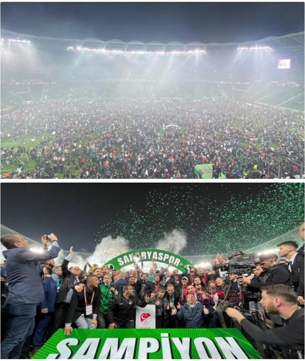 Sakaryaspor kupasına kavuştu