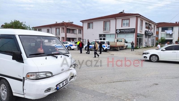 Akyazı'da kaza: 1 yaralı