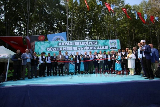 Akyazı Belediyesi Güzlek Mesire Alanına görkemli açılış