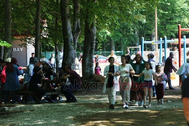 Akyazı Güzlek Mesire Alanı’na yoğun ilgi