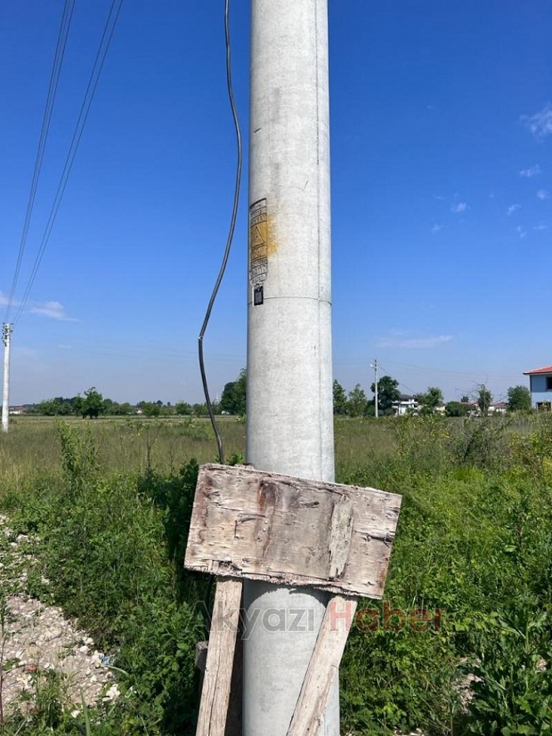 Prefabrikte ne var ne yok çaldılar