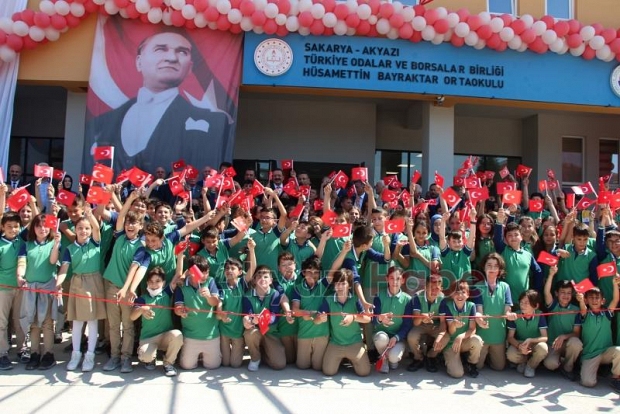TOBB Hüsamettin Bayraktar Ortaokulu'nun açılışı yapıldı