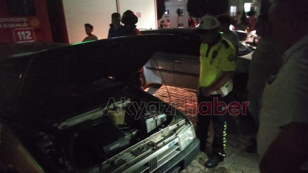 Akyazı'da yangın paniği