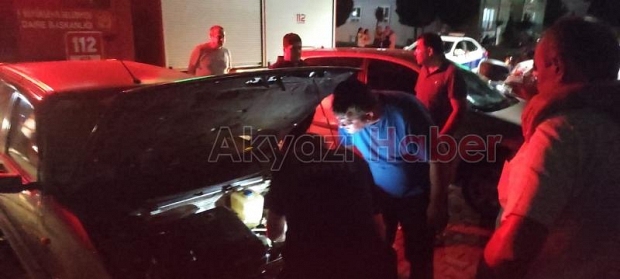 Akyazı'da yangın paniği