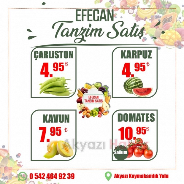 Efecan Tanzim Satış'ta Yüzde Yüz Lezzet