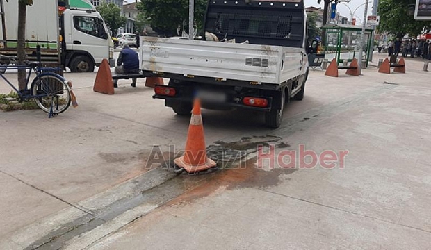 Çeşme kırıldı