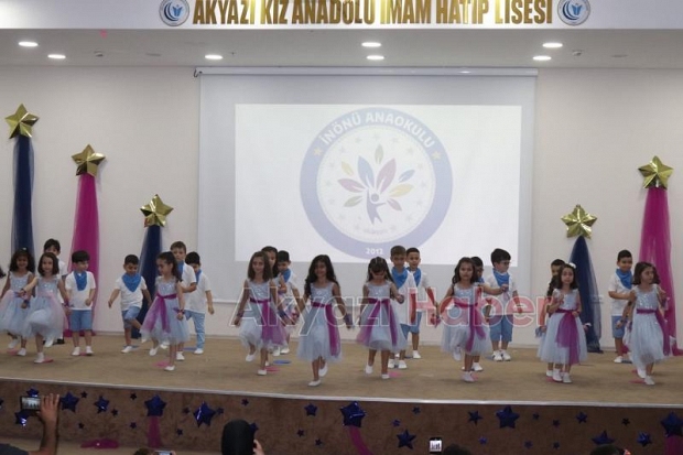 Akyazı İnönü Anaokulu'ndan yıl sonu gösterisi