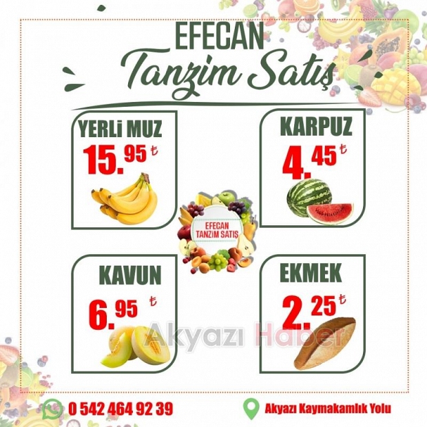 Meyve ve Sebze'nin Kalbi Efecan'da Atıyor