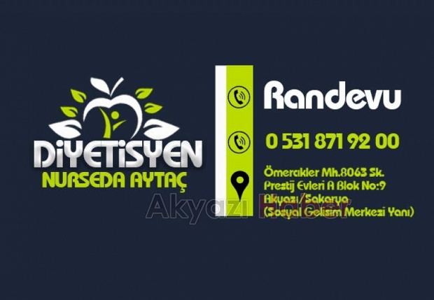 Diyetisyen Nurseda Aytaç Akyazı 'da Hizmete başladı